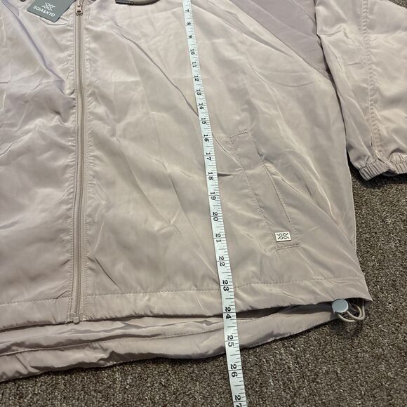 Soia & Kyo Women's Jacket Size S/M Pink Oaklynn Windbreaker Hood Vented Soia Kyo - Picture 7 of 11